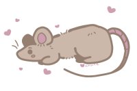 rat drawn with mouse