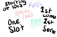 Kats species lines shop! 0/1 [open]