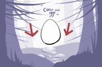 Egg below