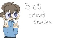 5 c$ colored sketches
