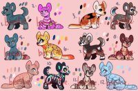 flatsale canine adopts - PRICES LOWERED (4/12 open)