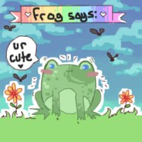 frog says