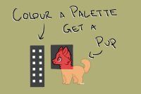 colour a palette get a puppo