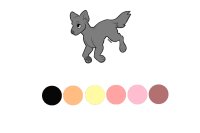 Color a palette, get a dog