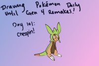 Drawing pokemon until BDSP release: day 101