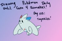 Drawing pokemon until BDSP release: day 105