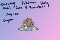 Drawing pokemon until BDSP release: day 106
