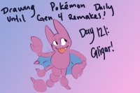 Drawing pokemon until BDSP release: day 121