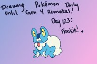 Drawing pokemon until BDSP release: day 123