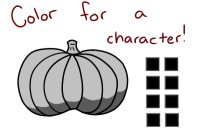 Color a Pumpkin, Get a Character!