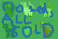 Cat Adopts (Closed, all sold)