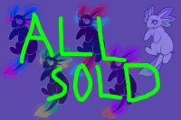 Neon Axolotl Adopts +1 Pastel (closed, all sold)