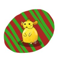 roly poly ornament hammy