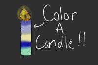 Color a candle!!