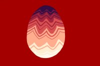 Colored egg !