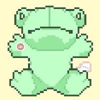 spring green frog bab (Free avatar!)
