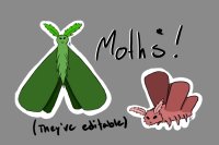 moths editable