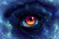 the universe was made just to be seen by my eyes