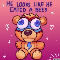 Freddy eated a bees