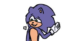 grabs sonic by the scruff