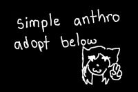 simple anthro adopt (sold)