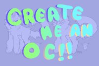 create me an oc!! - c$, vr, rare, + prizes! [frozen]
