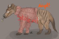 Cozy thylacine adopt! ota/auction