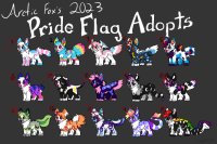 Pride Flag Adopts! 2023 EDITION (1 LEFT)