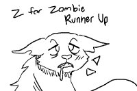 Z for Zombie Runner Up Page