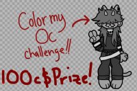 Color My OC Challenge!! *100c$ reward*