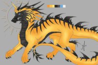 Black n gold sun dragon?