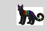 Rainbow kitty redraw