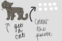 colour the palette, get a cat!