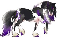 Khimaira - Hoof, mane/tail dye and pony paint example