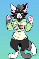 {CLOSED} Anthro dog adopt with hoodie