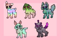 Music inspired adopts - closed!