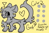 Color the Palette Get a Semi Realistic Cat (OPEN)