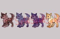 Some late valentines canine adopts! (3/4 sold)