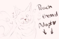 Closed   Peach themed cat adopt!