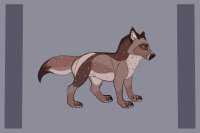 red flecked wolf