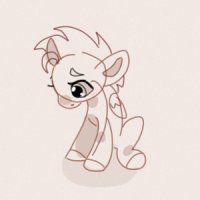 glum little pony
