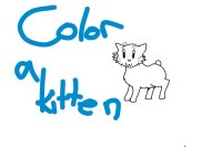 Color in a kitty ^^