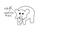 Confused Elephant