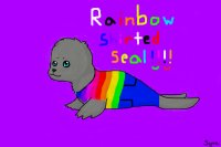 Rainbow Shirted Seal!!!