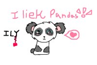 I liek PANDAS!!!!!!